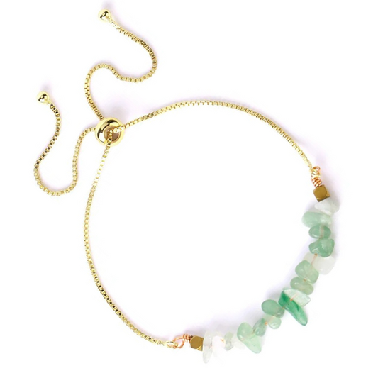 Adjustable Aventurine Crystal Bracelet