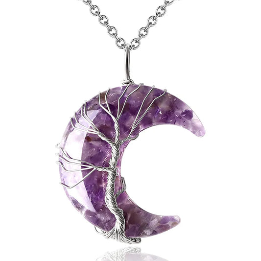 Tree of Life Amethyst Pendant