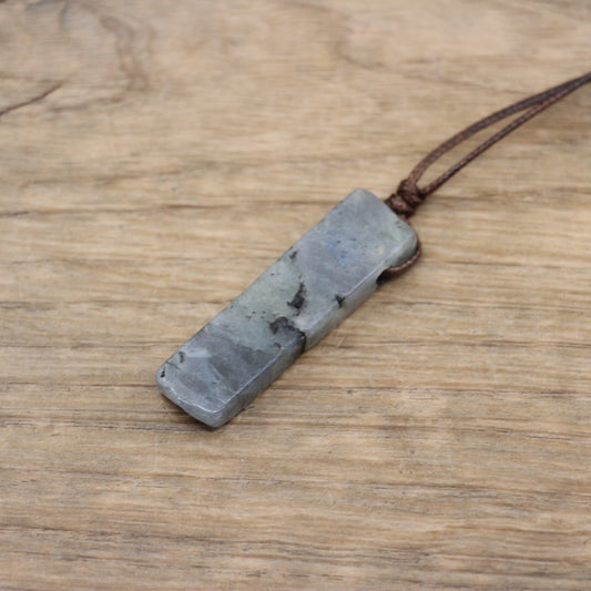 Labradorite Crystal Adjustable Pendant