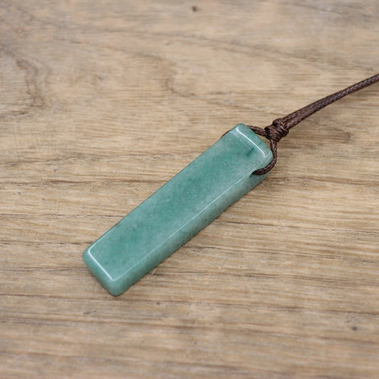 Aventurine Crystal Adjustable Pendant