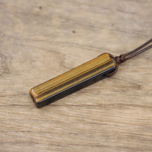 Tiger Eye Crystal Adjustable Pendant