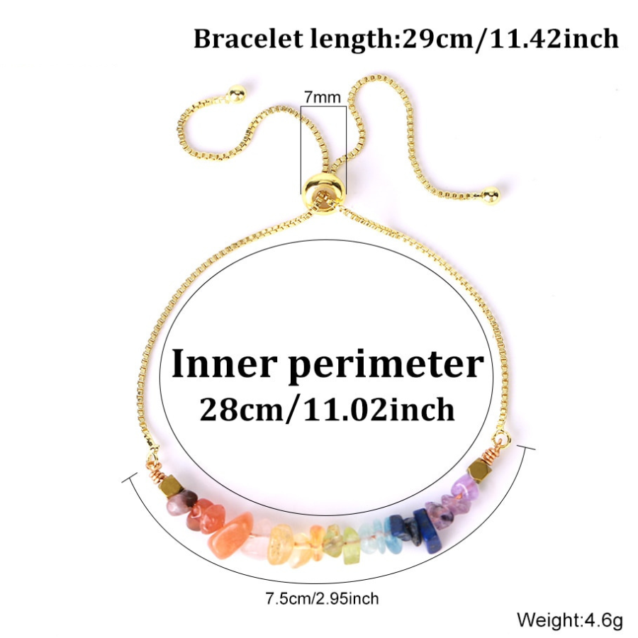 Adjustable Amethyst Crystal Bracelet