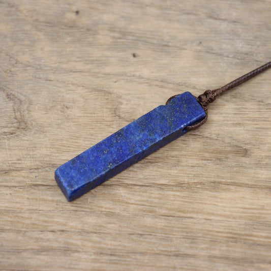 Lapis Lazuli Crystal Adjustable Pendant