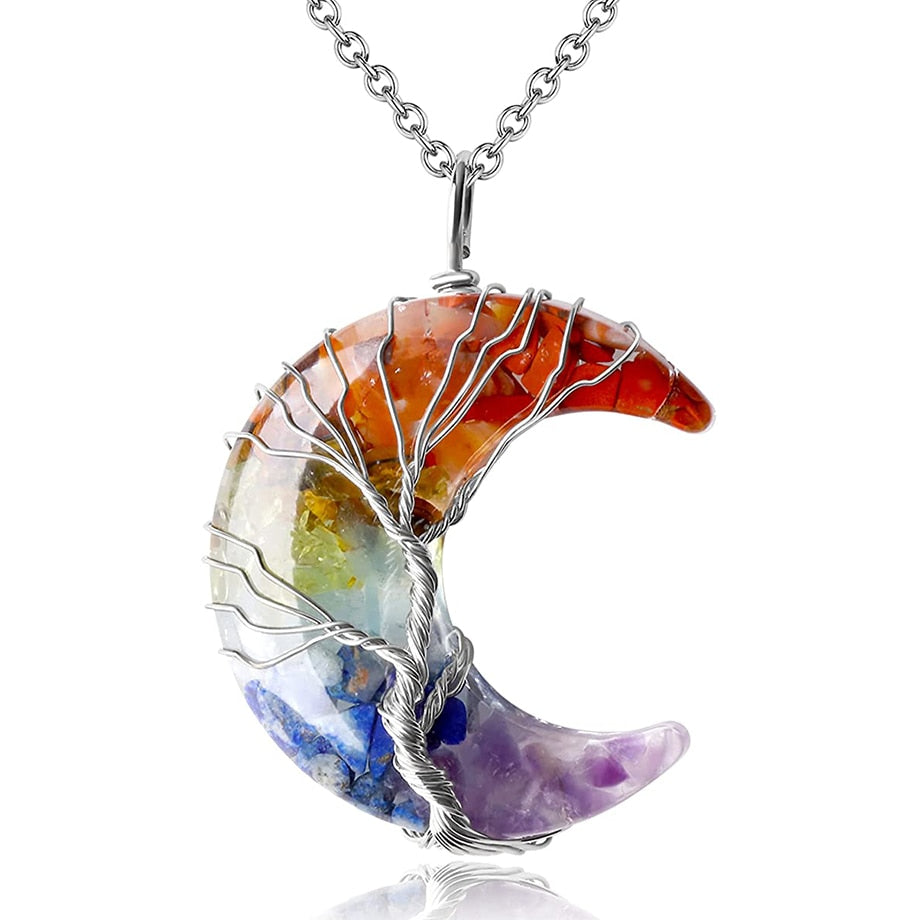 Tree of Life Chakra Pendant